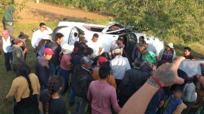 Los cuatro cadáveres fueron levantados y trasladados al servicio medico forense (SEMEFO) en San Cristóbal de las Casas.