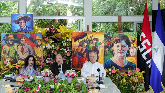 El presidente Ortega advirtió que, en nombre de la democracia, EE.UU. busca 