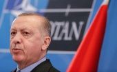 El presidente turco dijo que su país no puede "repetir el error cometido en el pasado con respecto a los países que acogen y alimentan a tales terroristas en la OTAN".