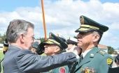 En 2017, el entonces presidente Juan Manuel Santos  ascendió a Montoya mayor general de tres soles