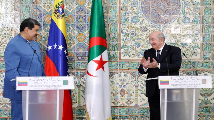Nicolás Maduro y Abdelmadjid Tebboune anunciaron los acuerdos tomados por ambas naciones durante la reunión ministerial que celebraron este jueves en Argel.