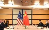 Ambas delegaciones abordaron el tema de Taiwán cuando Yang expresó que EE.UU debe acatar el principio de una sola China.