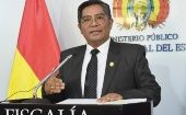 El secretario general de la Fiscalía General del Estado, Edwin Quispe, indicó que los exministros de Gobierno y Defensa del Gobierno internaron armamento irregularmente.