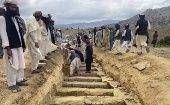 El responsable de Información y Cultura de Paktika, Mohammad Amin Huzaifa, declaró que “la gente excava y excava tumbas” debido al elevado número de fallecidos por la tragedia.