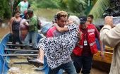 El desborde del río Escondido en el municipio nicaragüense de El Rama, provocó este domingo la evacuación de otras 122 familias. 