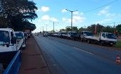 Las protestas incluyen el traslado con unos 600 vehículos “a paso de tortuga” a las rutas Uno y Dos, que conectan con la capital paraguaya.