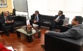 El asesor de prevención de conflictos y consolidación de la paz Kenneth Gluck y el coordinador residente en Ecuador, Markus Behrend mostraron la positiva de la ONU a asesorar. 