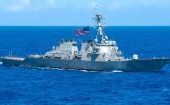 El Distrito Militar del Sur de China ordenó al USS Benfold que abandonara inmediatamente las aguas territoriales.