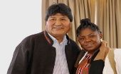 Evo Morales y la vicepresidenta electa colombiana defienden la unidad en la diversidad.