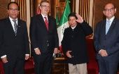 El presidente peruano dijo que el encuentro con Ebrard tuvo como fin fortalecer el comercio y las inversiones entre ambas naciones.