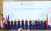 La presente edición de la cumbre de la Asean se lleva a cabo hasta el próximo viernes en Nom Pen, capital de Camboya.