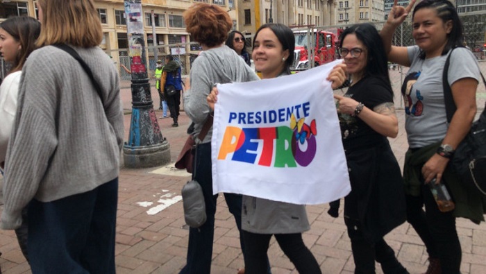 Pueblo colombiano acude a la asunción de Petro como presidente de Colombia