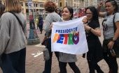 Miles de colombianos acuden a la asunción de Petro como presidente