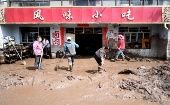Existen alertas en Beijing, Tianjin, Hebei, Shanxi, Mongolia Interior, Liaoning, Heilongjiang, Shaanxi y Gansu, ante posibles aguaceros, inundaciones y deslaves.