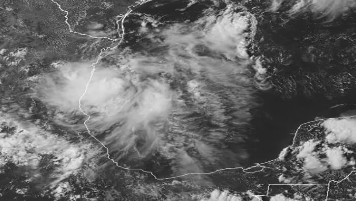 El ciclón Cuatro se desplaza en dirección sur - sureste hacia las entidades de Reynosa y Nuevo Laredo.