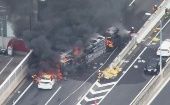 Las autoridades desconocen las causas del accidente y posterior incendio del autobús de pasajeros en la ciudad de Nagoya.