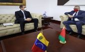 Caracas y Minsk persiguen desarrollar proyectos bilaterales para contrarrestar los efectos de las sanciones de EE.UU. y países de la Unión Europea.