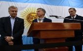 En julio de 2021, el canciller boliviano, Rogelio Mayta, denunció que la administración de Mauricio Macri envió armamento a Jeanine Áñez.