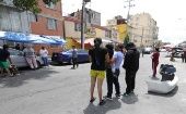 La población mexicana permaneció en las calles u otros lugares seguros para no ser víctima del sismo o sus numerosas réplicas.
