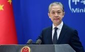El portavoz destacó que la postura de China con respecto al conflicto “siempre ha sido clara y no ha cambiado”.