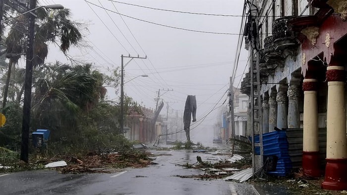 En Pinar del Río hay considerables daños en viviendas, sector agrícola, red eléctrica y de telecomunicaciones, consultorios médicos y centros escolares.