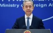 El voceso señaló que EE.UU.  debía volver a la política de una sola China y “dejar claro de forma inequívoca que se opone a todas las actividades separatistas de Taiwán”.