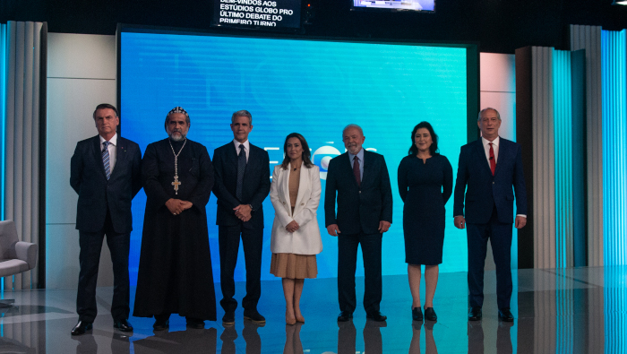 En el debate promovido por TV Globo participaron siete de los 11 candidatos presidenciales que serán sometidos al escrutinio popular este domingo.