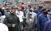 Nicolás Maduro anunció la aprobación de un fondo económico por parte del Gobierno para financiar la recuperación integral de Las Tejerías.