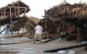 La ahora tormenta tropical Roslyn generó considerables destrozos en el estado de Nayarit, donde tocó tierra este domingo.