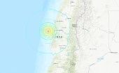 El sismo de magnitud 6.2 se sintió en las regiones de Maule, Ñuble, Biobío, La Araucanía y Los Ríos.