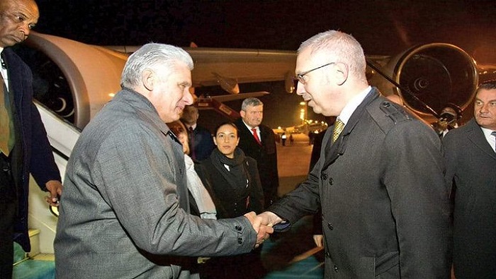 La visita coincide con el 70 aniversario del establecimiento de relaciones diplomáticas entre Türkiye y Cuba.