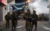 El Ejército israelí penetró en la ciudad con numerosos efectivos, lo cual provocó enfrentamientos con los palestinos.