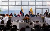  El ELN retomó los diálogos para alcanzar un acuerdo de paz con el Gobierno de Gustavo Petro, el lunes 21 de noviembre en la capital venezolana.