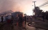Fuentes bomberiles de Chile señalaron que la voracidad del fuego ha descendido, pero aún no pueden darlo por extinguido. 