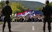 Esta madrugada, un grupo de unas 50 personas bloquearon el paso fronterizo de Merdare en Kosovo, desde Kurshumlija hacia Poduevo.