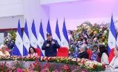 El presidente Ortega instó a estar atentos pues "los terroristas ahí andan siempre conspirando".