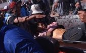 La defensoría del Pueblo afirmó que "registramos 17 personas fallecidas en Juliaca y uno por hechos vinculados al bloqueo de vías en Chucuito, Puno”.