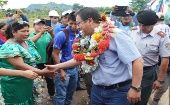 “Es una gran industria en la que se producirá desde los alevines”, refirió el mandatario en la comunidad de San Bernardo, a 54 kilómetros de Rurrenabaque.