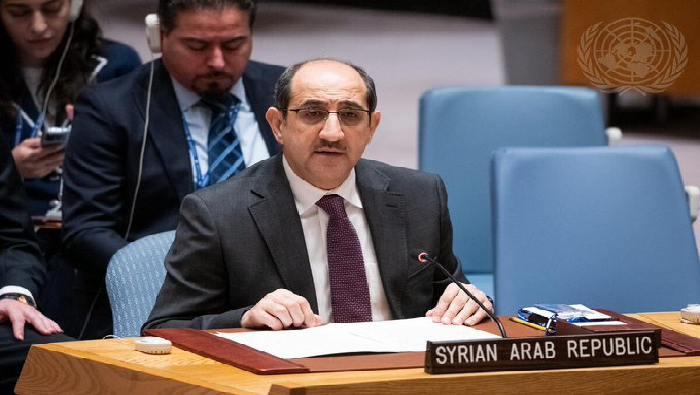 El diplomático sirio intervino durante una sesión del Consejo de Seguridad sobre la situación en el Medio Oriente.