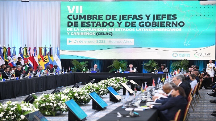 La inauguración estuvo a cargo del presidente de esa nación, Alberto Fernández, quien dio la bienvenida a las delegaciones de los 33 países miembros.