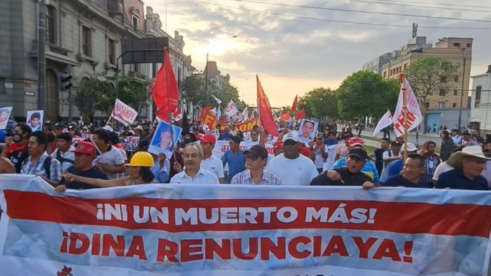 El secretario general adjunto de la CGTP, Gustavo Minaya, reiteró que su gremio continuará su participación en las movilizaciones en contra del Gobierno.