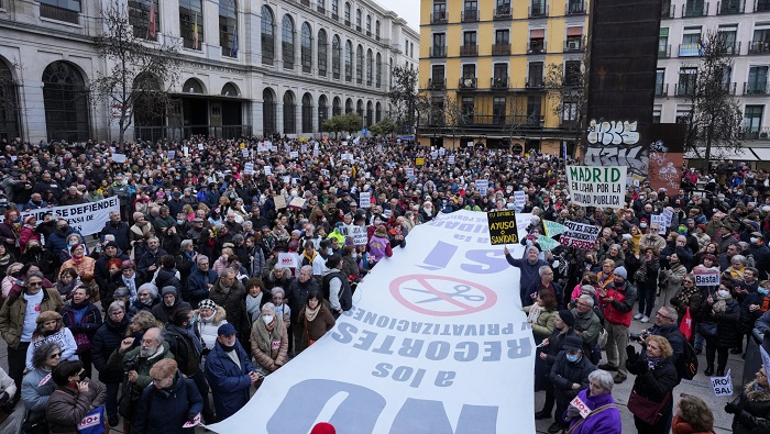 En noviembre y enero pasado acontecieron dos protestas multitudinarias con exigencias semejantes en Madrid.