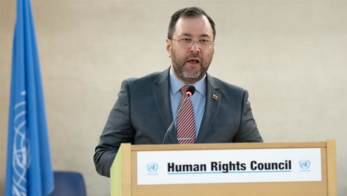 El canciller criticó la actuación del Consejo de Derechos Humanos por instrumentalizar los DD.HH, los cuales, a su juicio, criminalizan a los países del sur global.