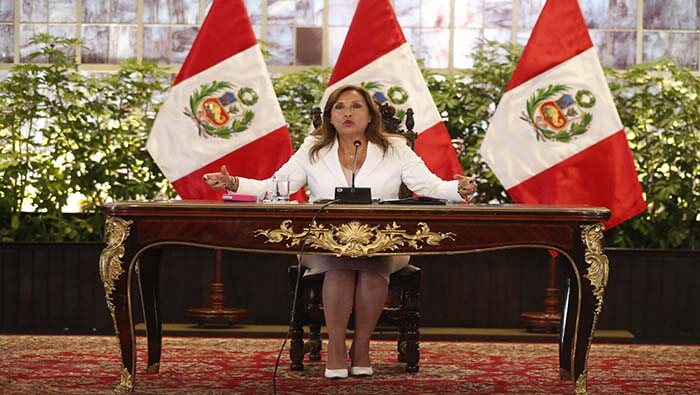 La presidenta Dina Boluarte declaró ante la Fiscalía de manera remota el 30 de enero y 23 de febrero.