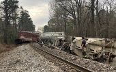 Más de 30 vagones se descarrilaron mientras viajaba de Atlanta a Mississippi.
