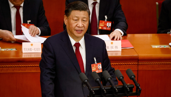 El presidente chino abogó por promover el lema 