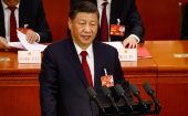 El presidente chino abogó por promover el lema "Un país con dos sistemas", como la fórmula para completar la reunificación nacional.