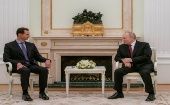 Putin consideró que tras los sismos Siria debió hacer frente a una catástrofe humanitaria y correspondió a Rusia brindarle su apoyo en condición de verdadera amiga.