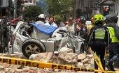 El terremoto se sintió en varias provincias, aunque sus efectos fueron mayores en El Oro, Azuay, Guayas y Chimborazo.