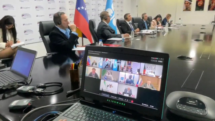 El Ministro de Petróleo de Venezuela y presidente de PDVSA, Rafael Tellechea Ruiz,  participó en la 48ª Reunión del Comité Ministerial Conjunto de Seguimiento (JMMC).